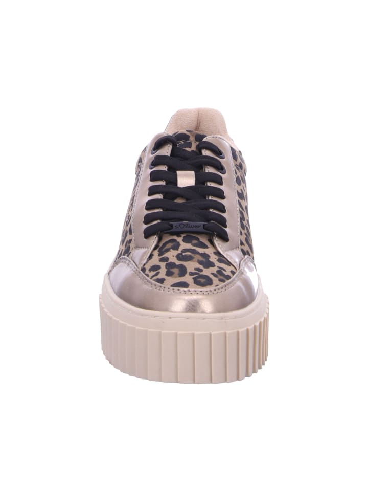 s.Oliver Schnürschuhe in LEOPARD günstig kaufen