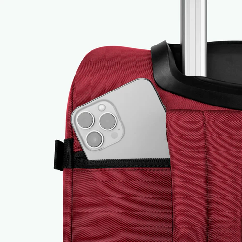 Sibiu small 2-wheel soft suitcase, burgundy