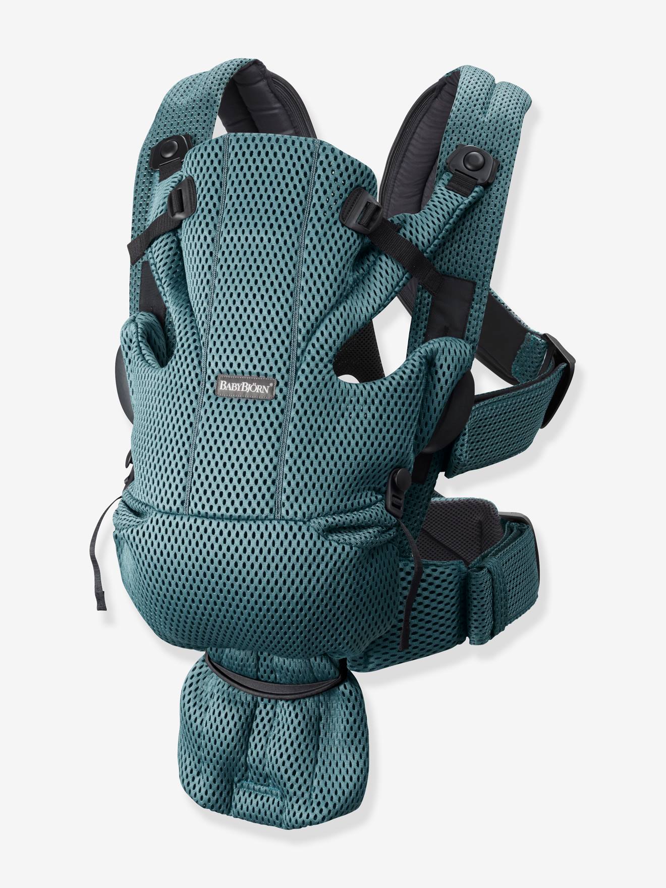 Porte-bébé physiologique BabyBjörn Move Mesh 3D vert sauge