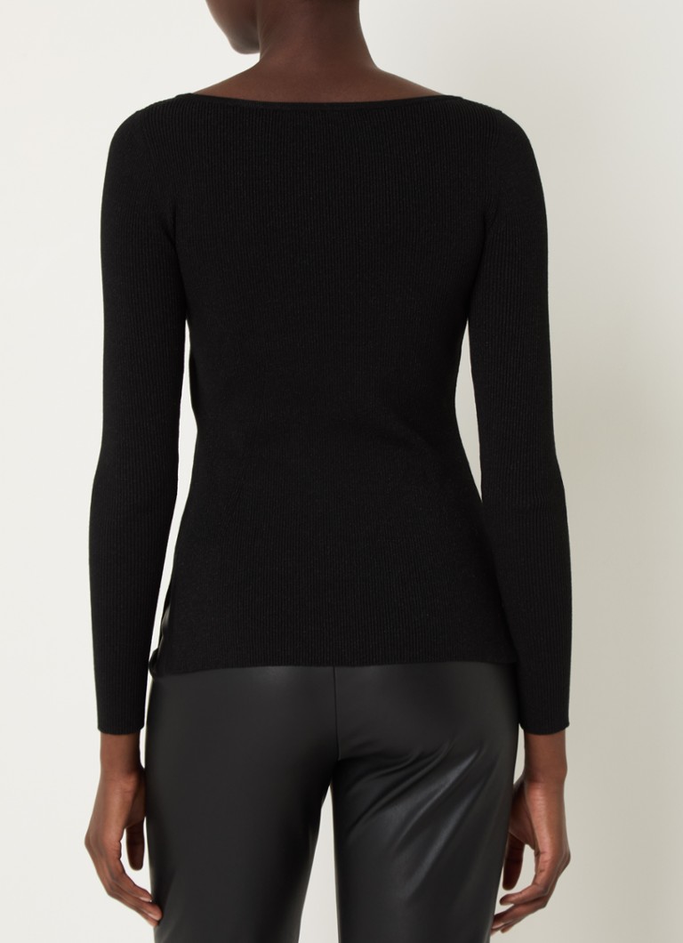 Τοπ MaxMara Ondina ribgebreide με lurex