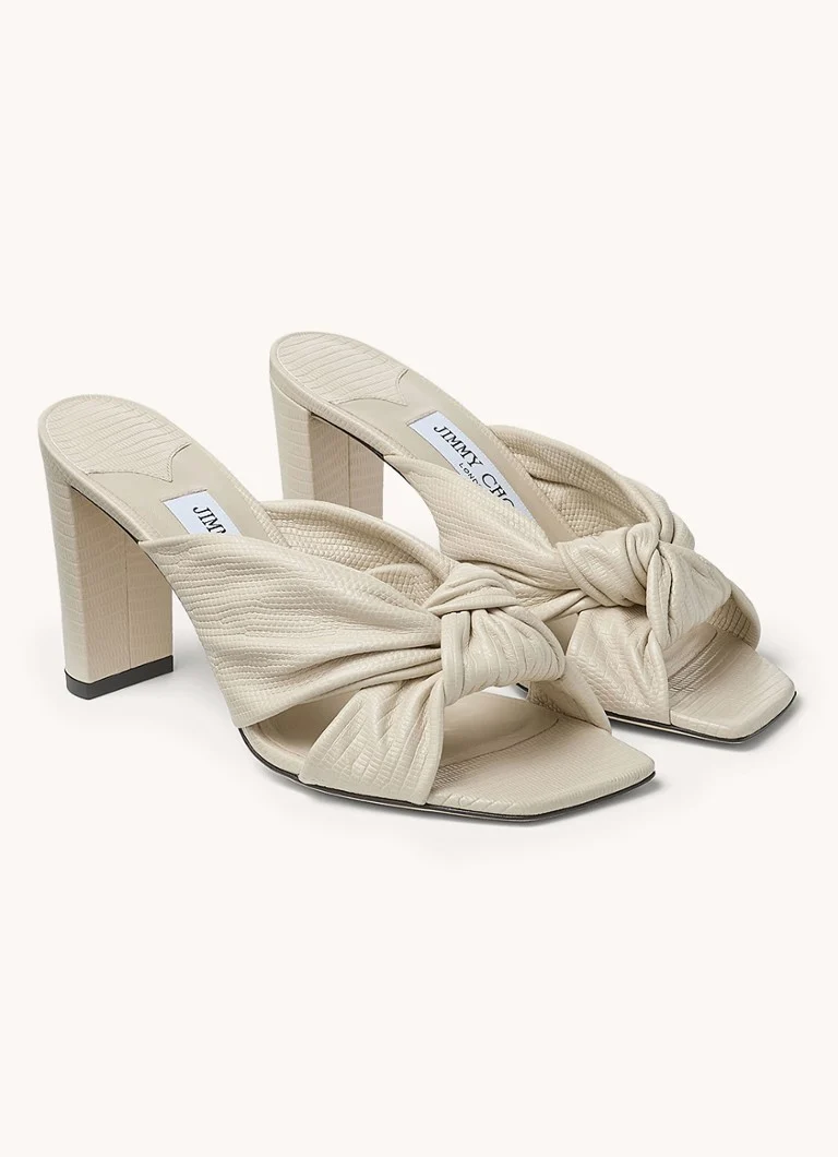 Chinelo de couro Jimmy Choo Avenue 85
