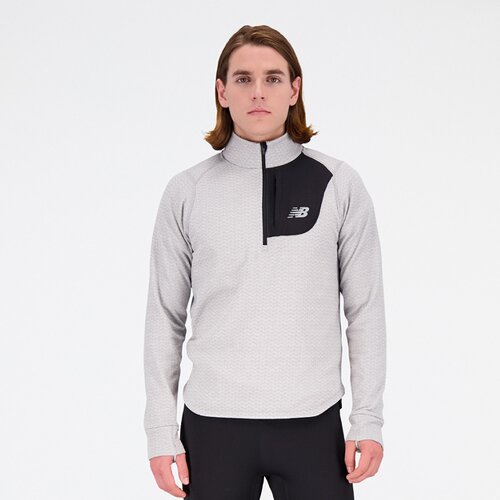 HERREN T-SHIRT NB HEAT GRID HALF ZIP