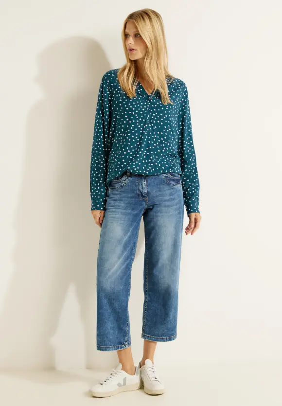 CECIL Bluse mit Punktemuster