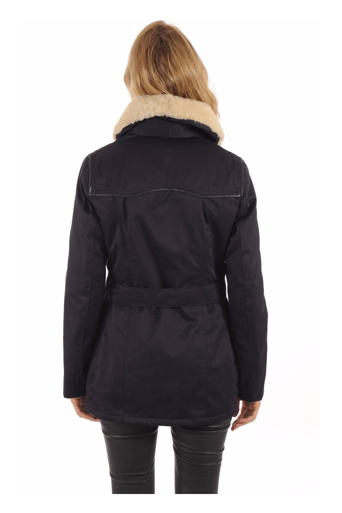 La Canadienne Parkas Femme couleur bleu