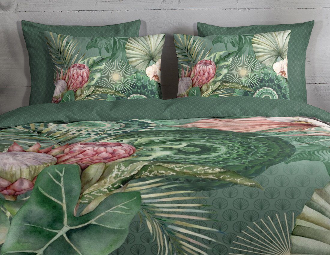 Wendebettwäsche Biber Bettwäsche, hip, Biber, 2 teilig, Mandalas Blumen kuschelig warm & weich