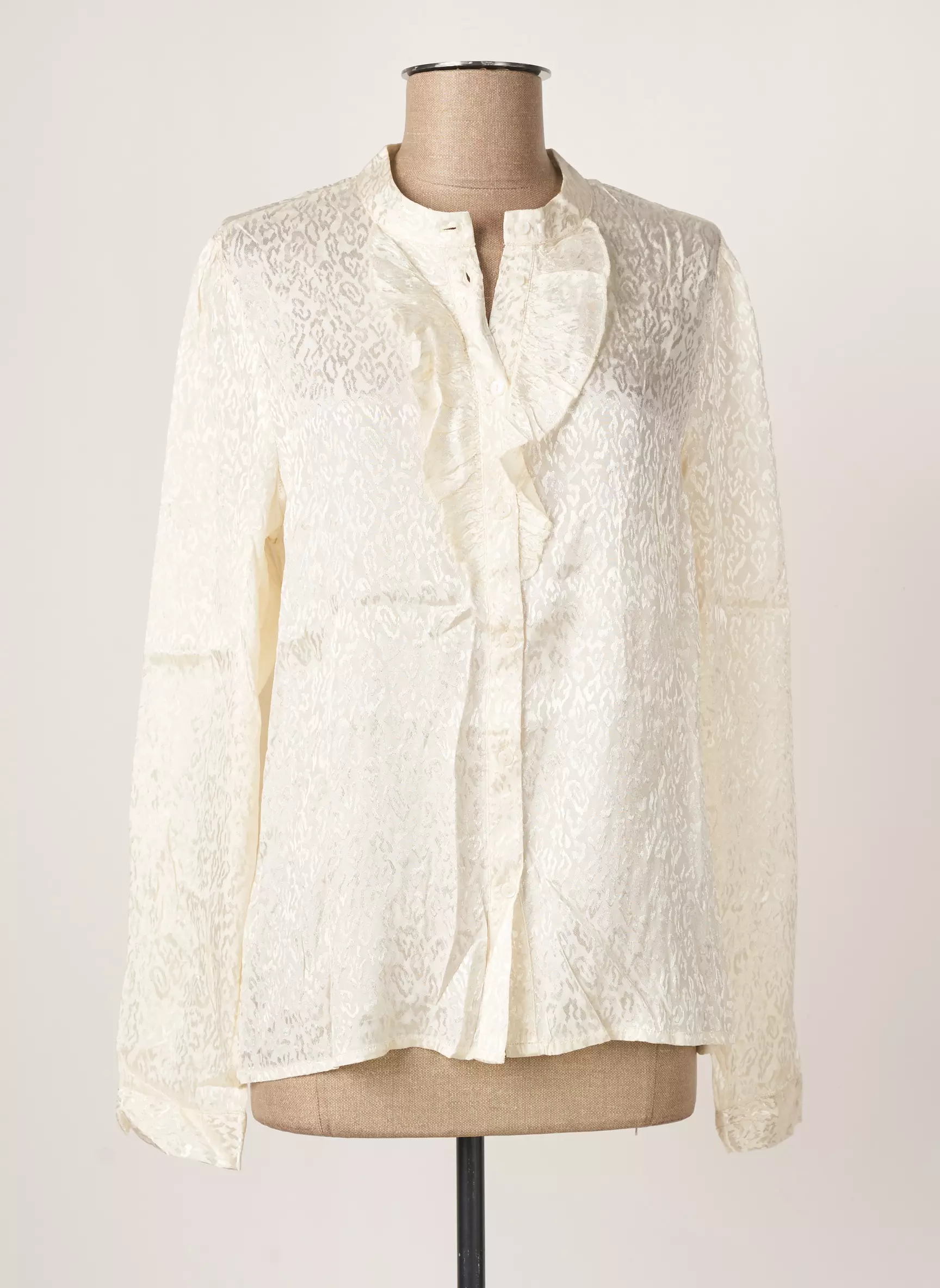 Vila Chemisiers Femme couleur beige