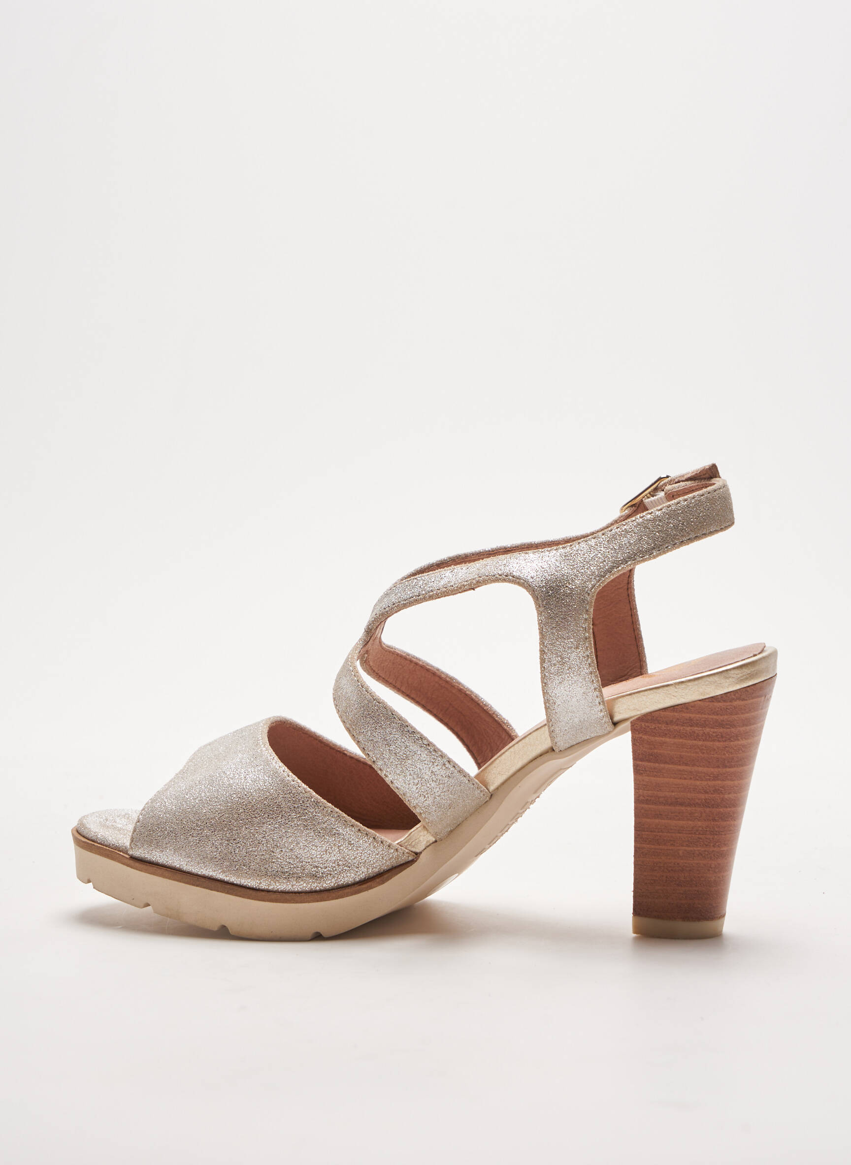 Mam Zelle Sandales Nu Pieds Femme couleur beige