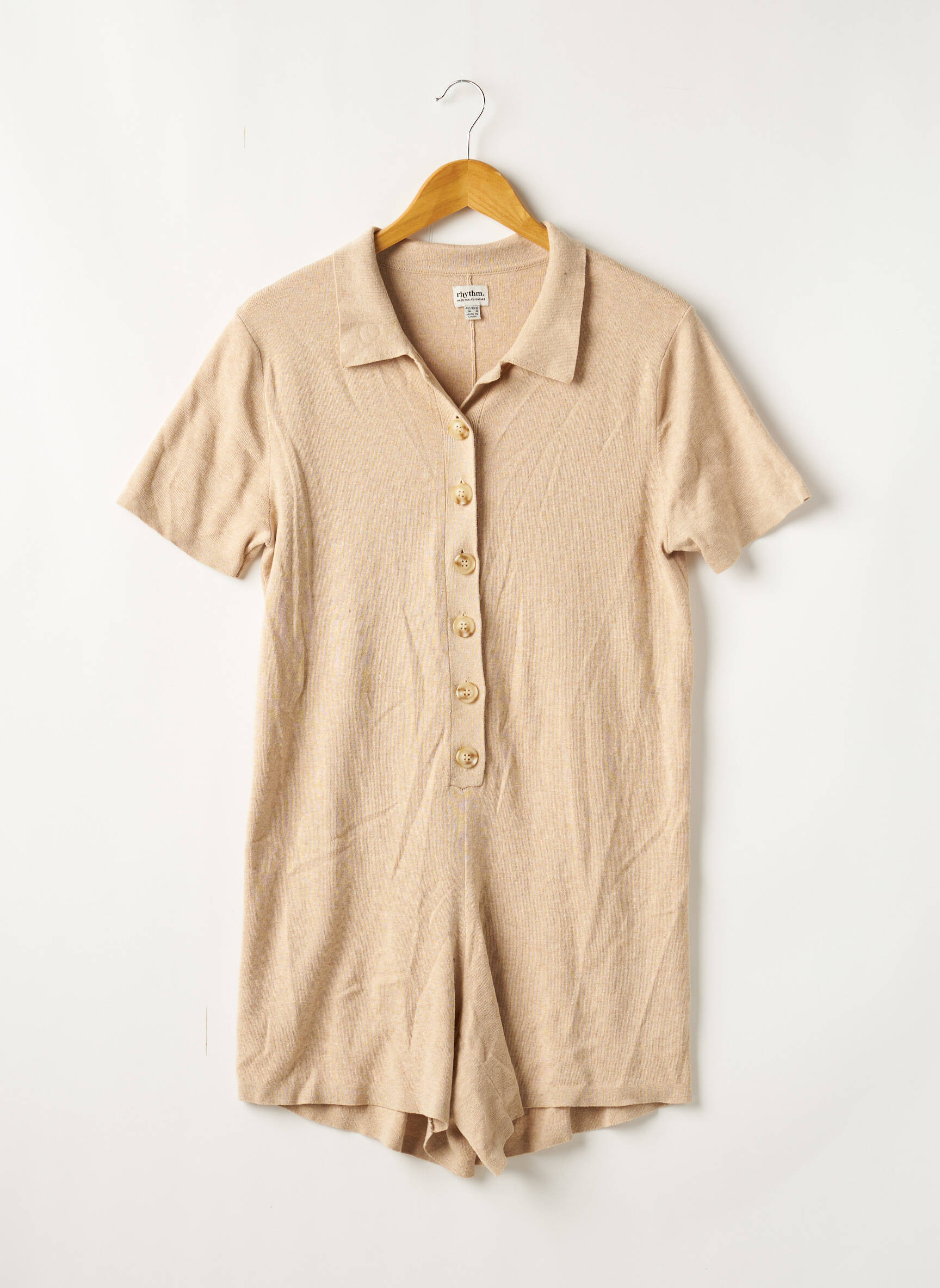 Rhythm  Combi Shorts Femme couleur beige