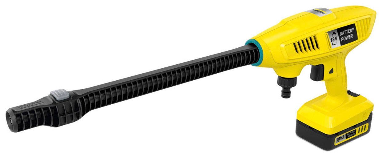 KÄRCHER Akku-Druckreiniger Handheld Cleaner KHB 4-18 Battery Set, Fördermenge max: 170 l/h, Quick Connect, 21 bar Druck