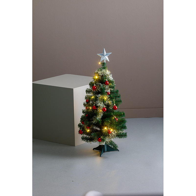Home Skrim mini juletre 60 cm, 20 LED-lys