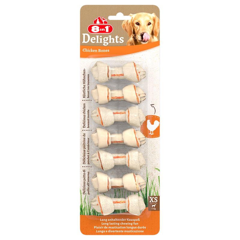 8in1 Delights Kauknochen Huhn