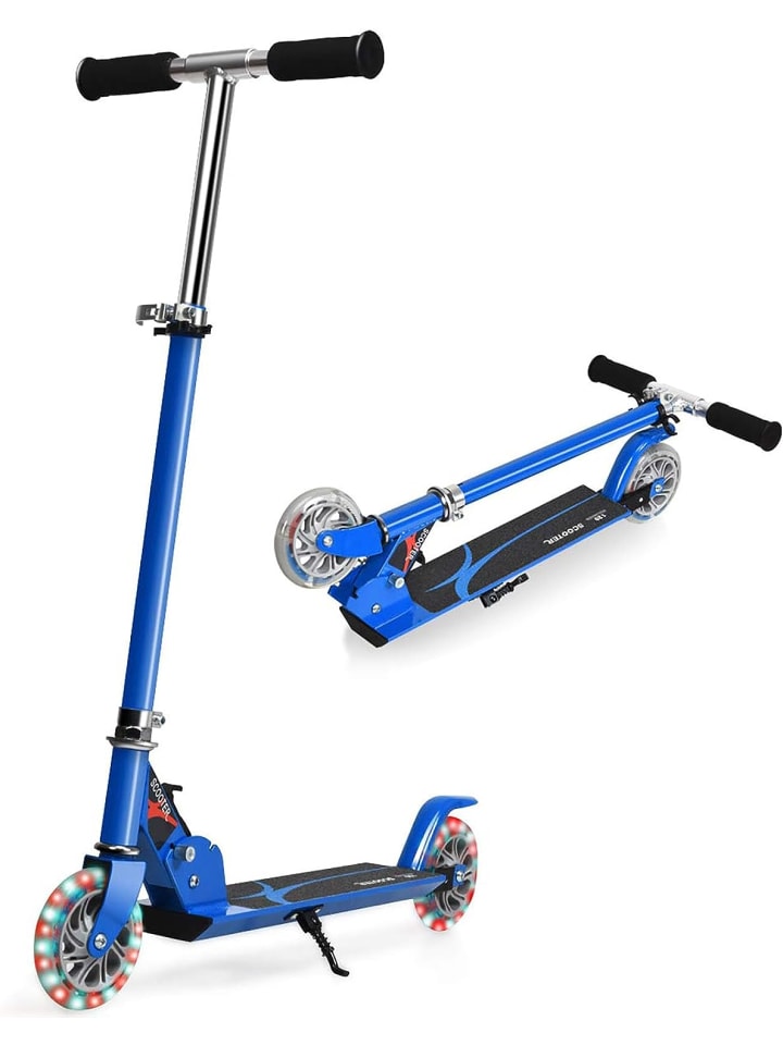 COSTWAY Kinderroller ab 4 Jahre in Blau günstig kaufen 70 cm