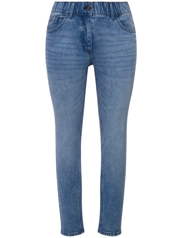 Ulla Popken Jeans in blue denim günstig kaufen