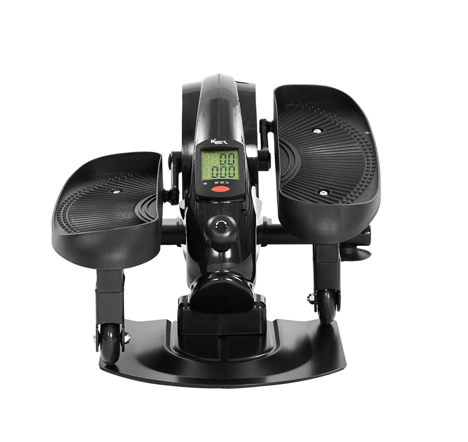 KM - Fit Multitrainer Heimtrainer Mini Ellipsentrainer Fitness Sport Display + APP, (Stück, Schwarz)