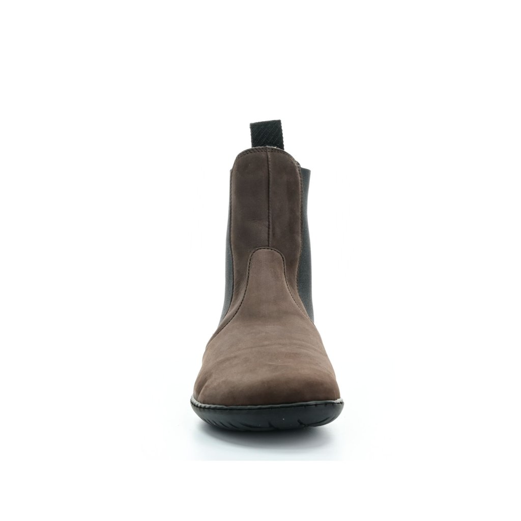 Groundies Camden Dark Brown höhere Chelsea-Barfußschuhe