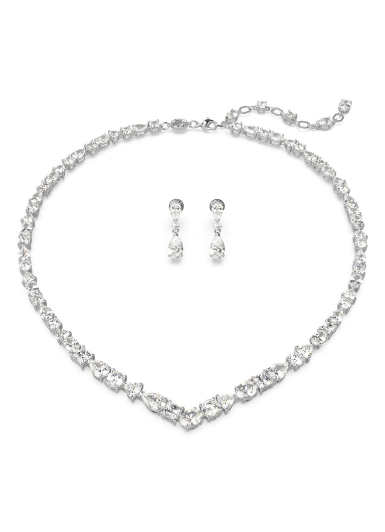 Swarovski  Mesmera set van ketting en oorstekers met kristal