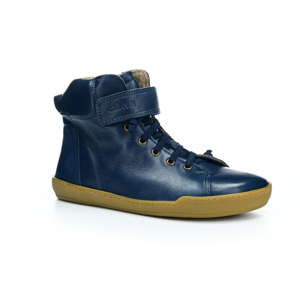 Crave Winfield Dunkelblaue Winter-BarfußSchuhe