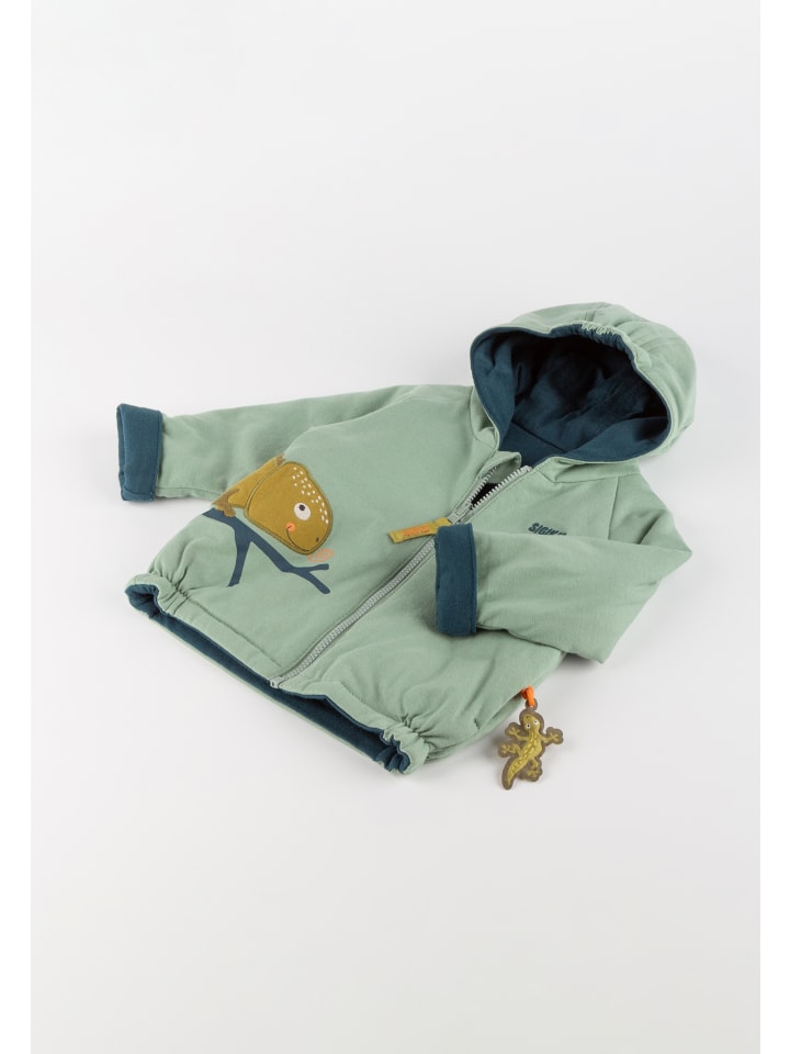 Sigikid Wendejacke welcome to the jungle in Dunkelblau/Grün günstig kaufen