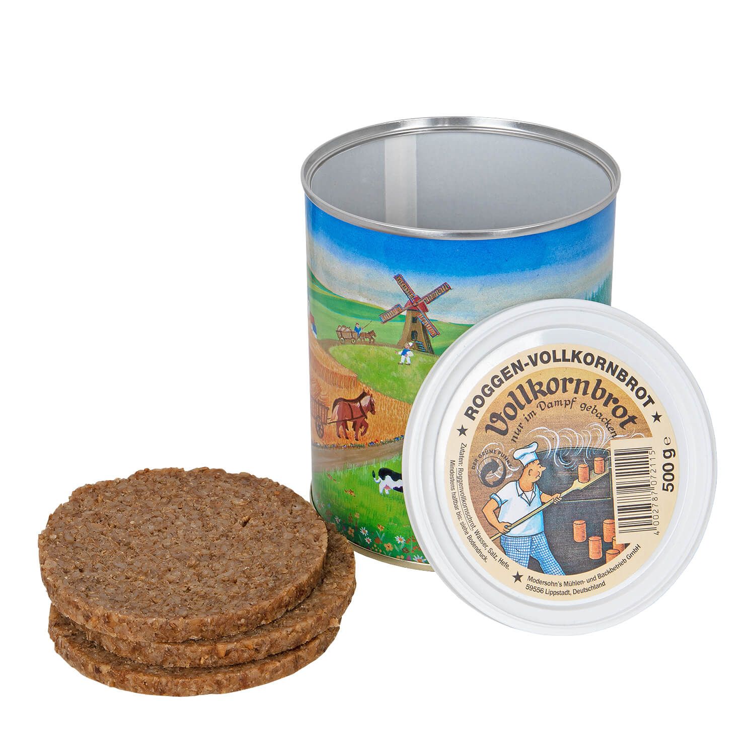 BW Roggenschrot Dosenbrot geschnitten 500 g