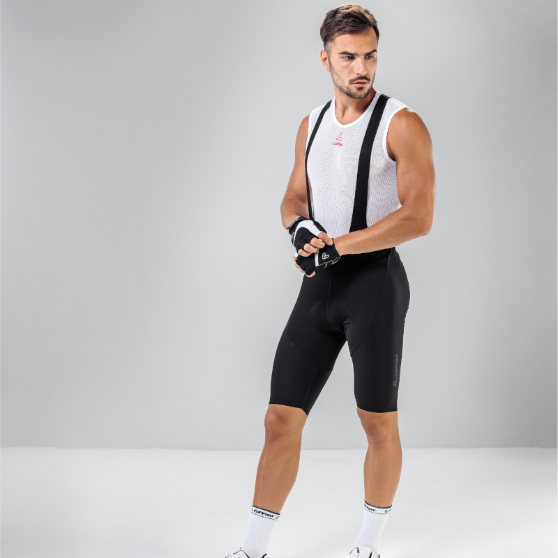 Löffler Concept XT schwarze Herren-Radhose
