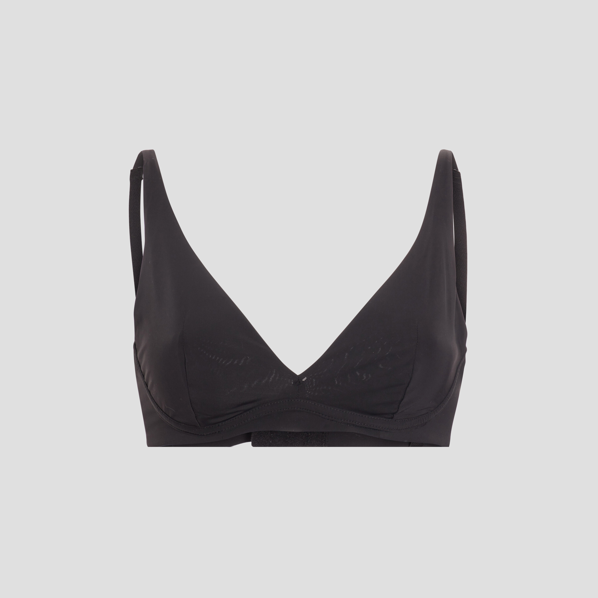Soutien-gorge triangle microfibre noir femme | La Halle