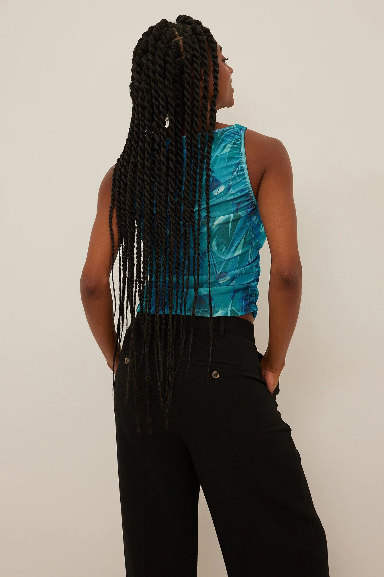 Singlet mit gerafftem Detail