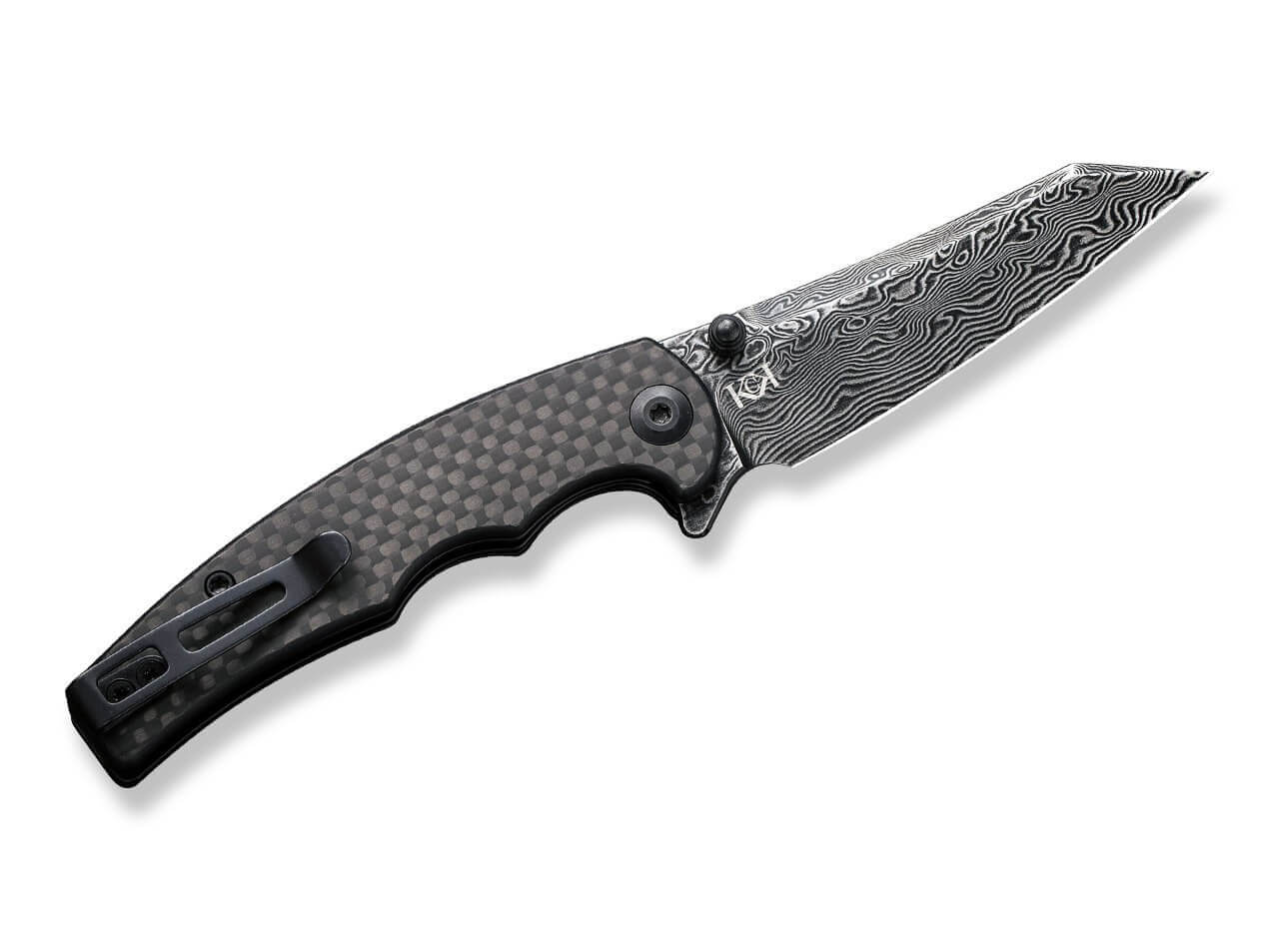 P87 Twill Carbon Damascus