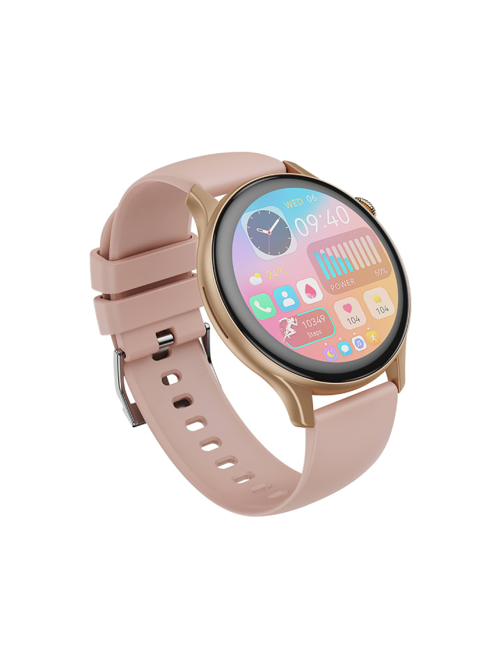XO Smartwatch J6 Amoled - kompatibel mit Android und IOS in Rosegold günstig kaufen 1