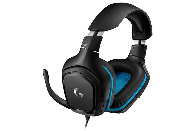 Logitech Kabelgebundenes Gaming-Headset Over-the-Head ohne Bluetooth Stereo G432
