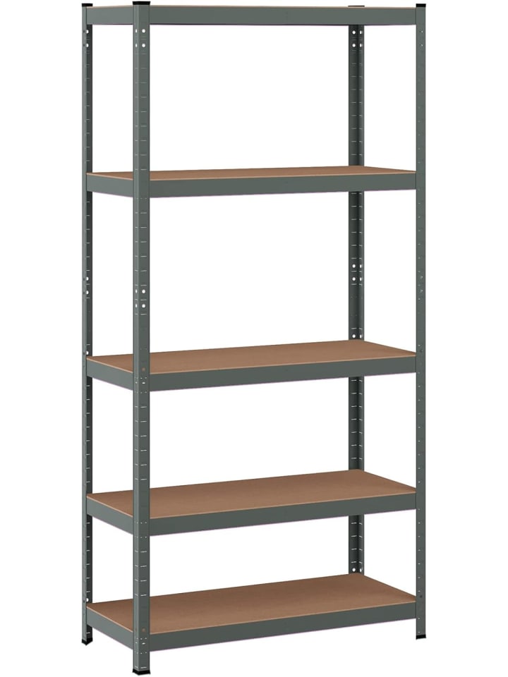 COSTWAY Lagerregal Schwerlastregal 180,5x90x40,5cm in Grau günstig kaufen onesize