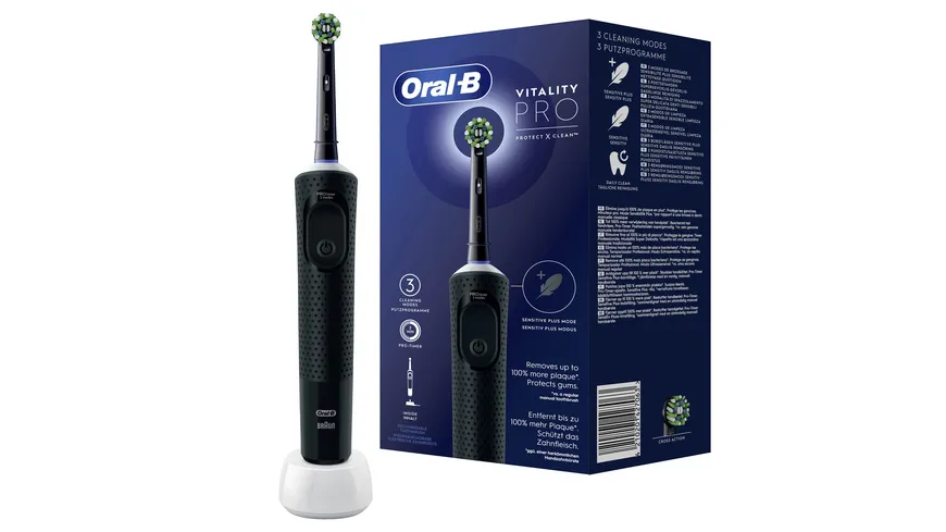 Oral-B Elektrische Zahnbürste Vitality Pro D103 Hangable Box Black