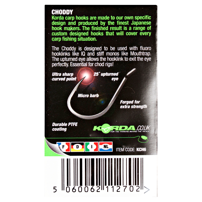 Korda Angelhaken Choddy