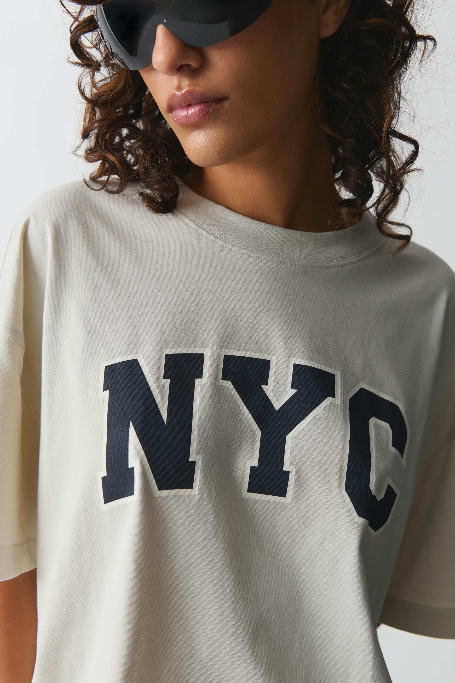 Oversized printed tee
