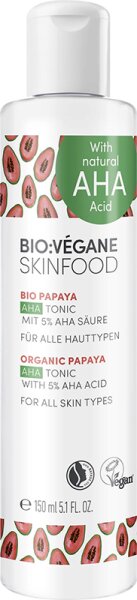 Bio:Végane Skinfood Bio Papaya AHA Tonic - Gestresste Haut Gesichtsfluid