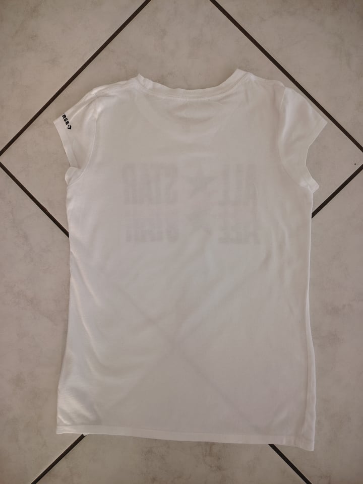 Converse Shirt in Weiß (10-12 Jahre) eher ab Gr. 140 günstig kaufen 128-140