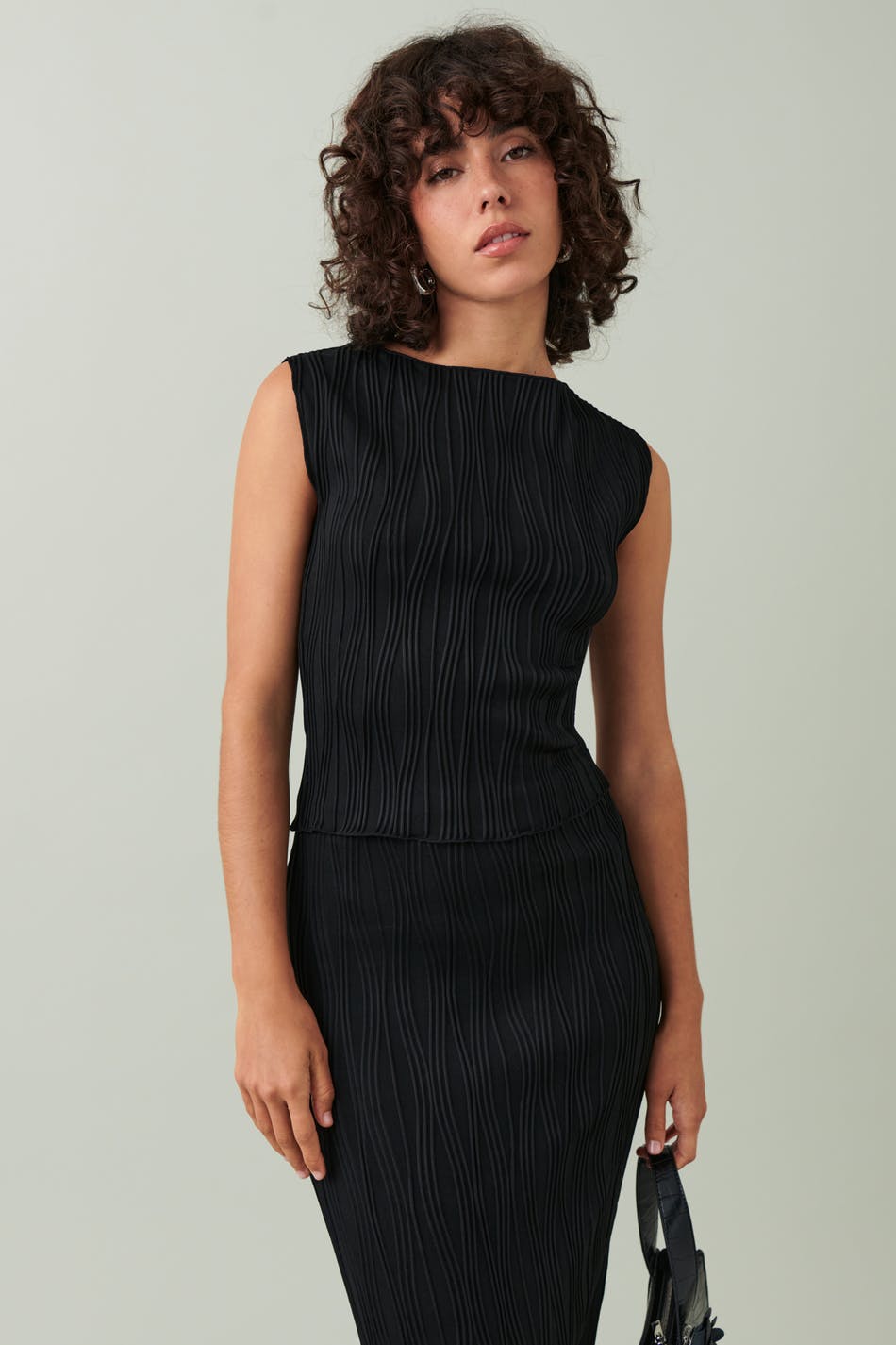Wave textured top