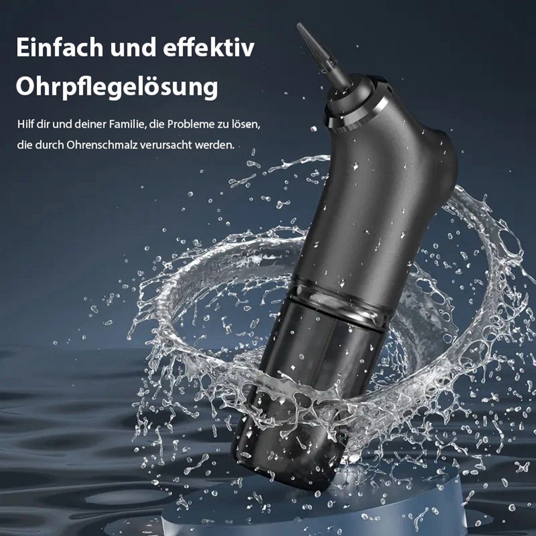 TUABUR Ohrenreiniger Ohrenschmalz-Entfernungsset, elektrischer Ohrenreiniger für die Dusche