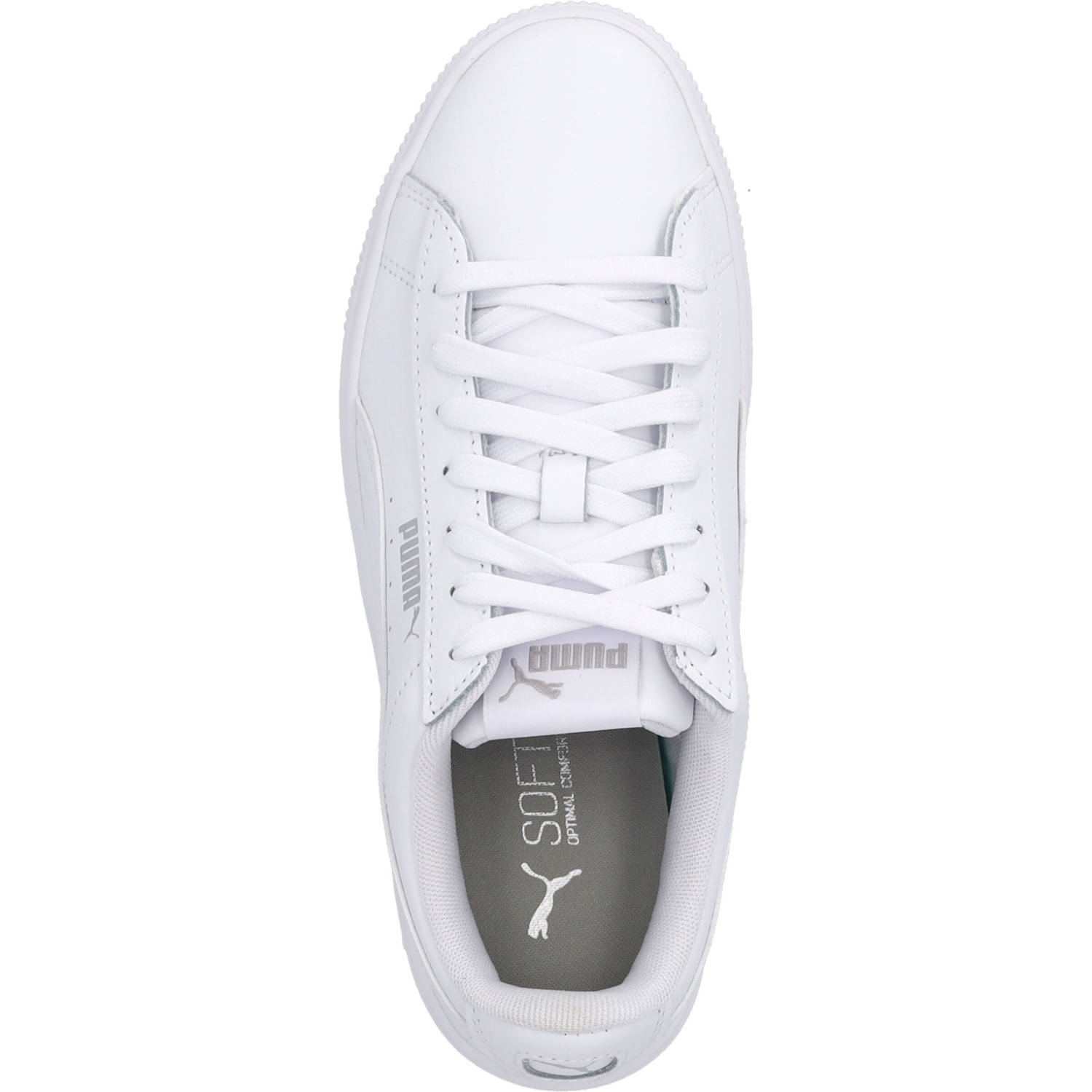 Puma Vikky Stacked L 369143, Sneakers Low, Damen, Weiß (Puma White)
