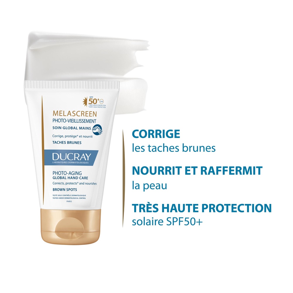 Ducray DUCRAY MELAS  MAINS SPF50 Crème mains