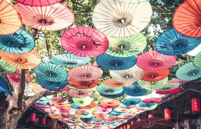 Puzzle 200 Teile - Umbrella