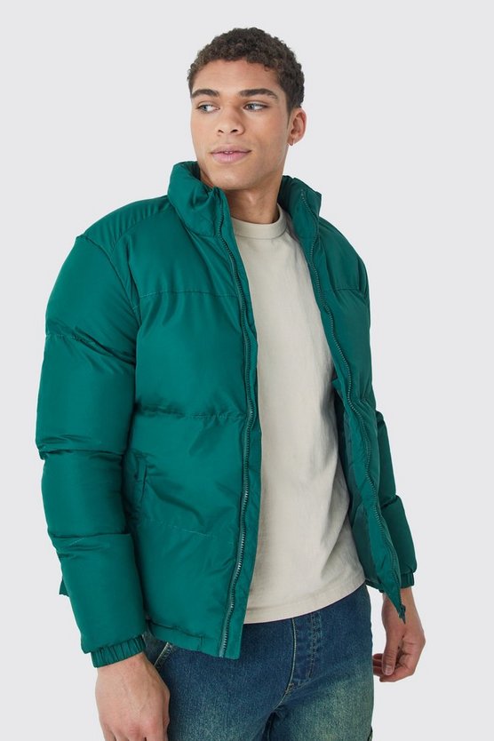 Steppjacke mit Trichterkragen
