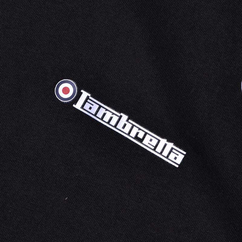 Lambretta Two Tone Panel Herren T-Shirt SS9101-BLK