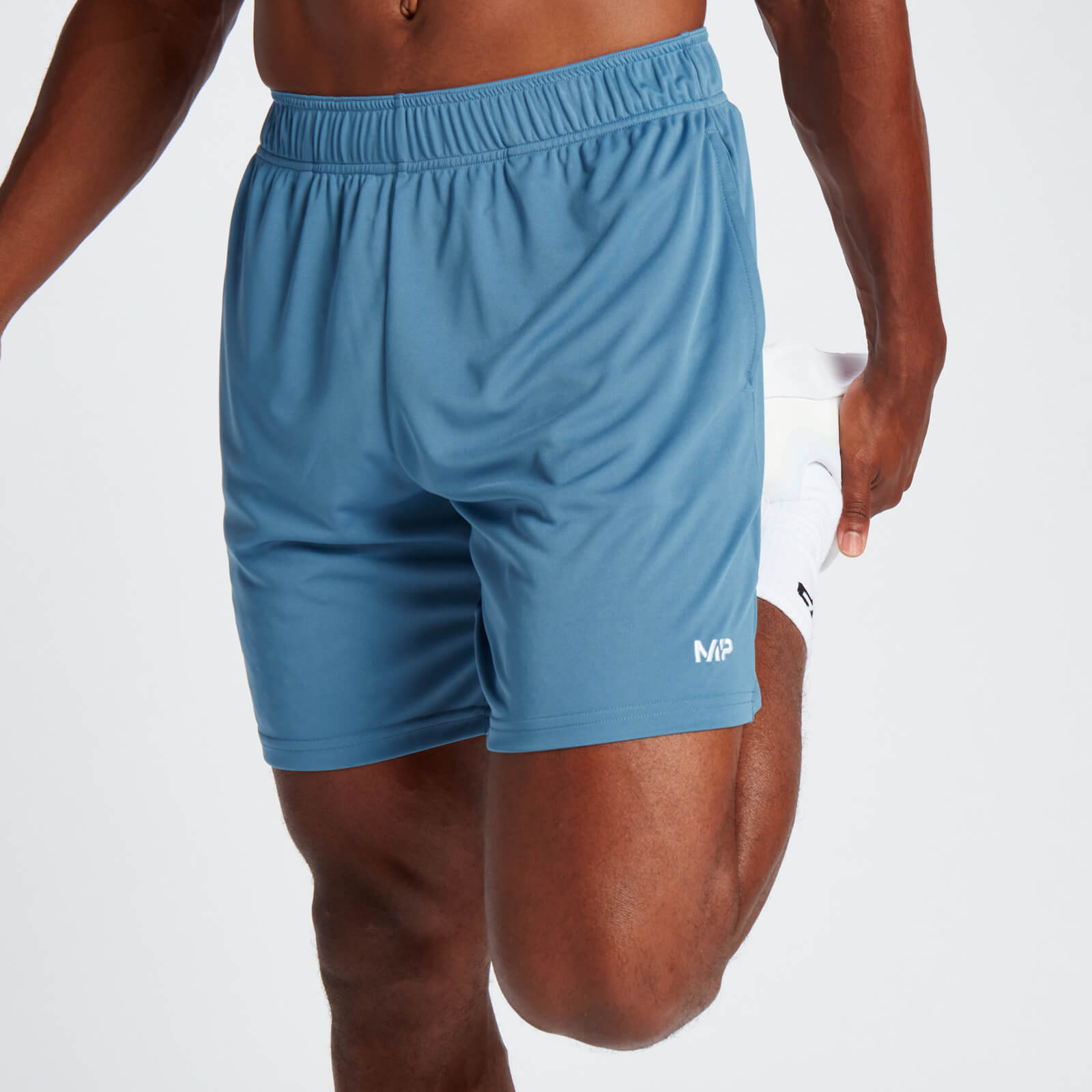 Short d’entraînement léger en jersey MP pour hommes – Bleu anthracite