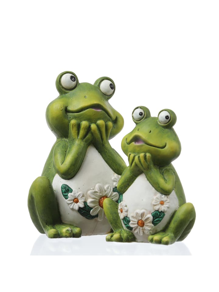 MARELIDA Gartenfigur Frosch Rosie Tierfigur für Beet Gartendeko H: 16cm in grün günstig kaufen onesize