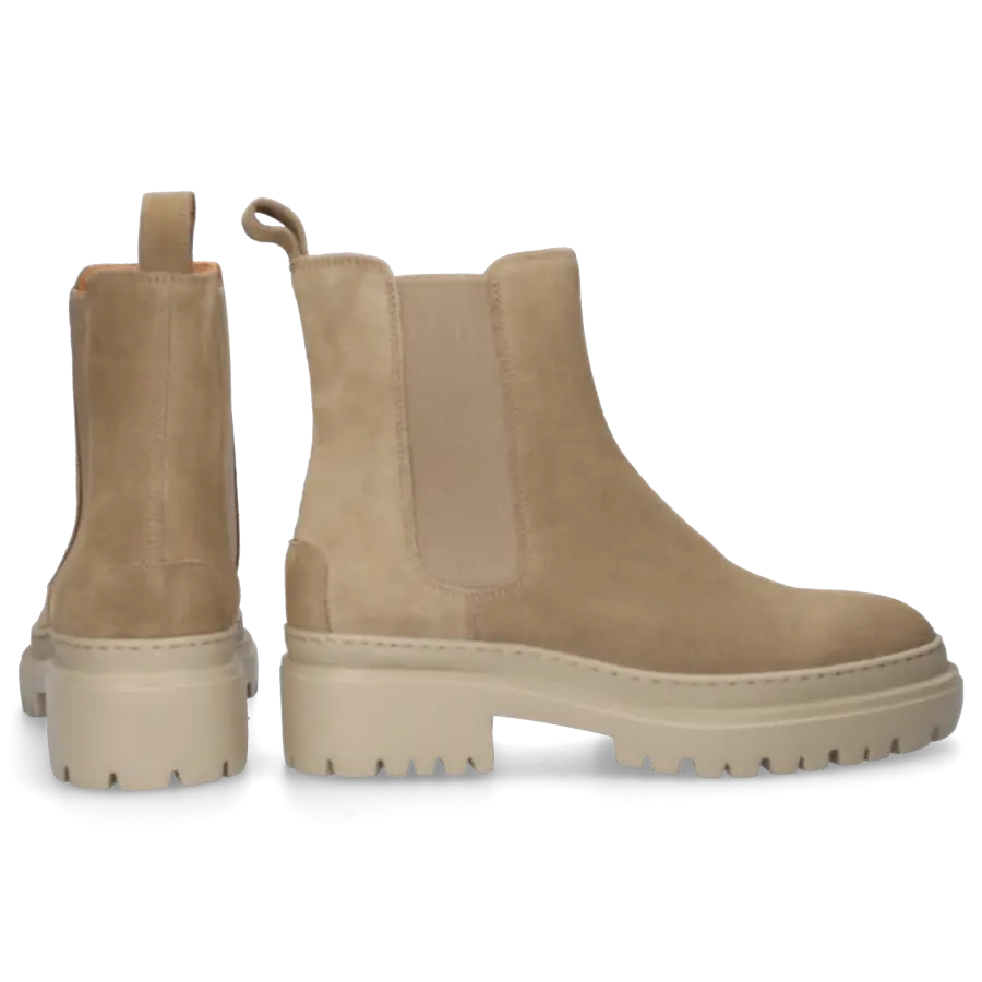 EN AVANT - Chelsea Boots D0600003/581 Veloursleder - beige