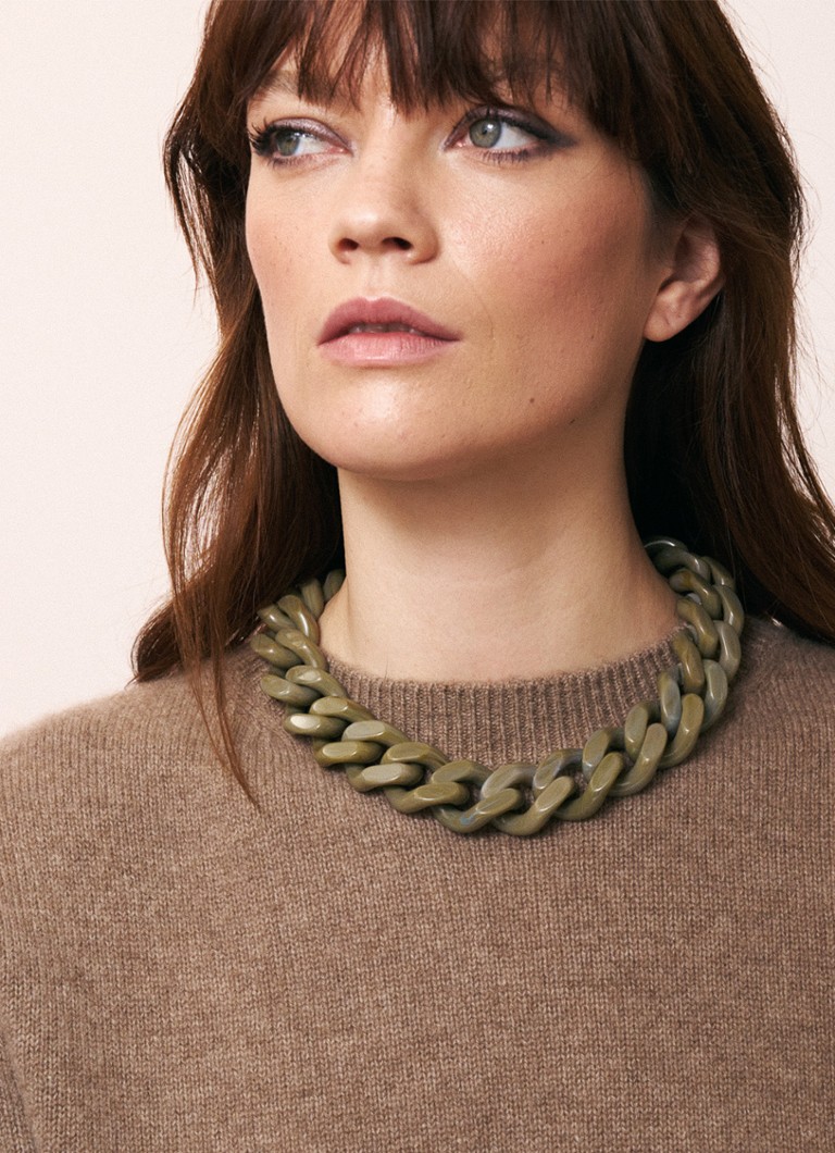 Colier tricotat plat Vanessa Baroni