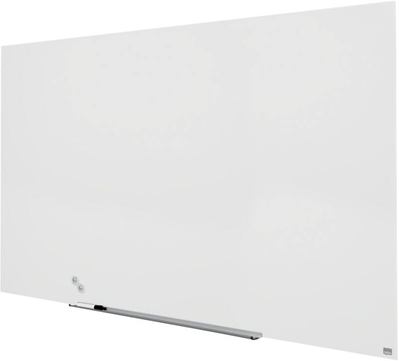 Nobo Impression Pro Glastafel Magnetisch Einseitig 190 B x 100 H cm Brillantweiß