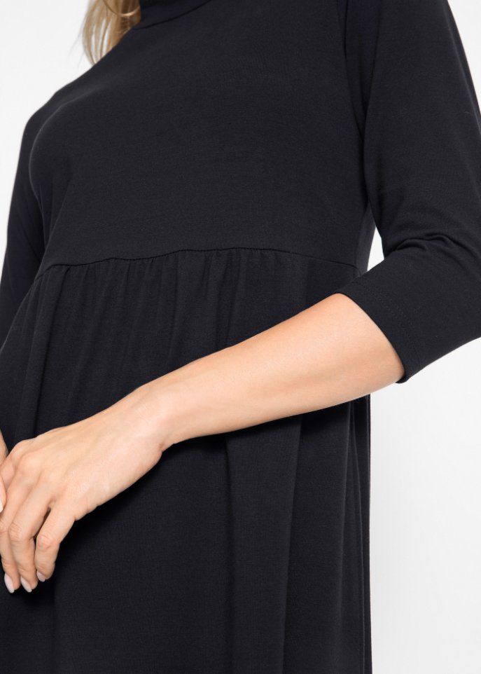 Shirt-Midikleid, 3/4 Arm