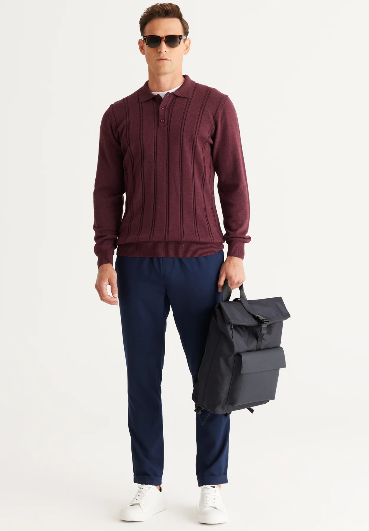 AC&CO / ALTINYILDIZ CLASSICS CASUAL SIDE POCKET WAIST TIE - Pantalones