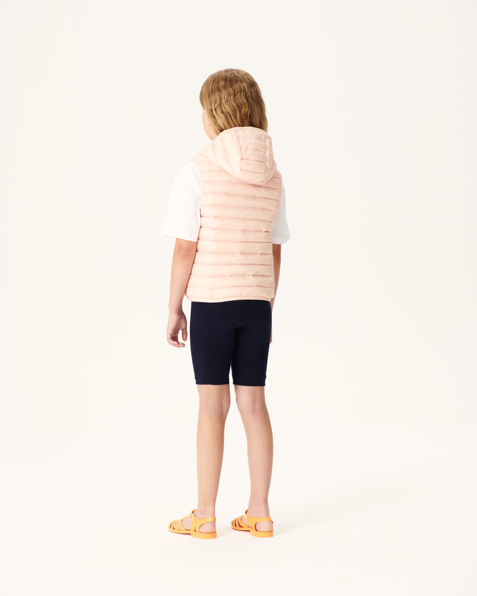 Doudoune sans manches enfant Rose clair Djam